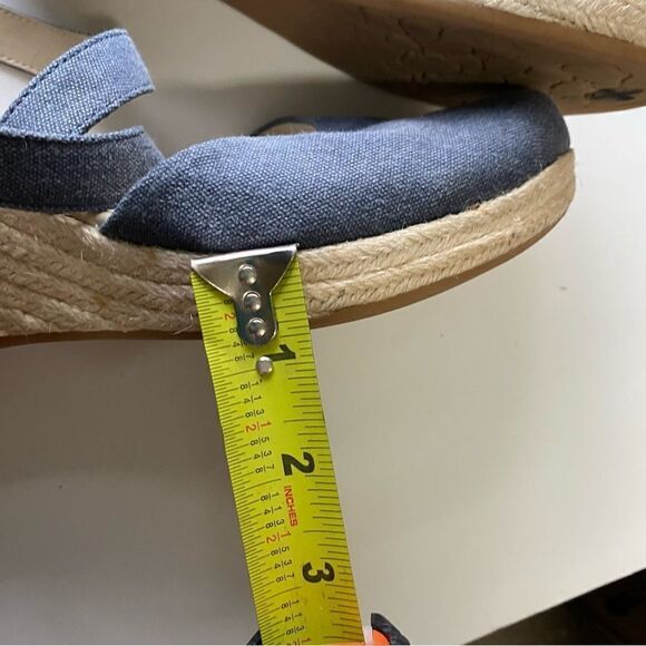 Boc Born of Concept Shoes Bree Espadrille wedge Blue Canvas Casual Z30234-10M - Picture 13 of 13